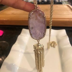 Kendra Scott Necklace | Rose Quartz